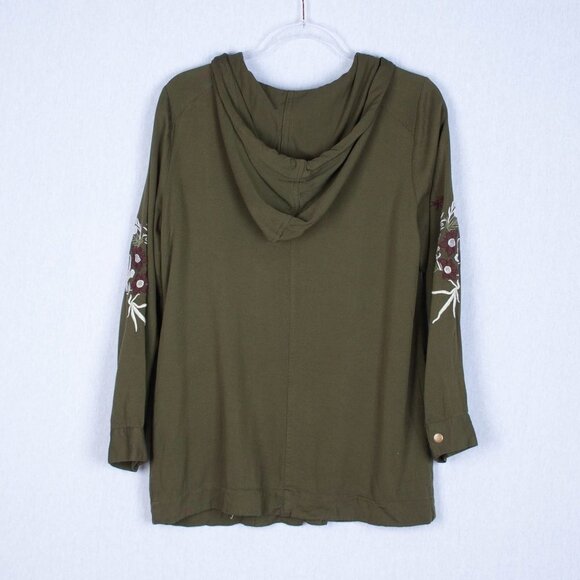 Blue Rain Green Military Utility Jacket Size Small - Picture 8 of 9